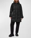 Canada Goose Shelburne Quilted Down Parka In Black