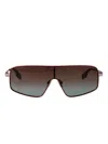 Canada Goose Shield-frame Gradient Sunglasses In Red