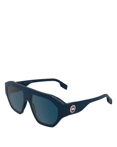 Canada Goose Shield Sunglasses, 58mm In Blue