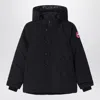 Canada Goose Short Black Logan Parka In Black