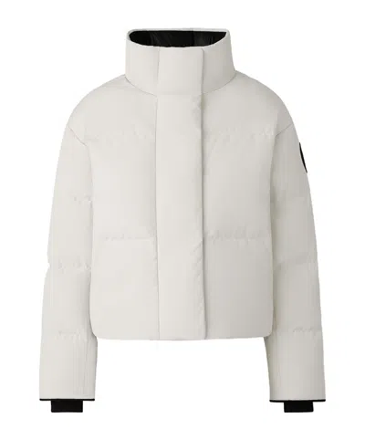 Canada Goose Short Down Jacket In White