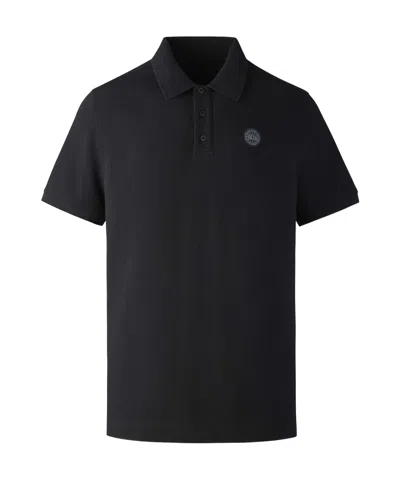 Canada Goose Men Beckley Cotton Polo Shirt In Black