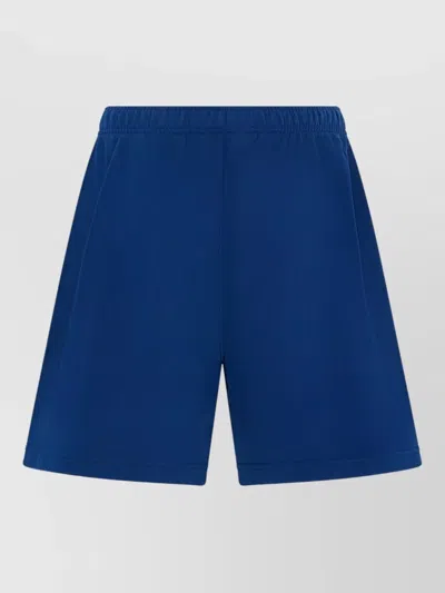 Canada Goose Shorts Elastic Waistband Logo Detail Pockets In Blue