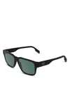 Canada Goose Sideris Rectangular Sunglasses, 58mm In Black