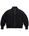 Canada Goose Sierra Fleece Black Label Bomber Jacket In Black