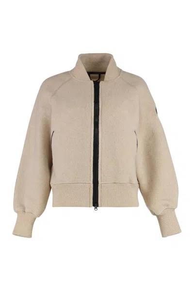 Canada Goose Sierra Fleece Bomber In Brown