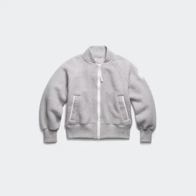 Canada Goose Sierra Fleece Bomber White Label In Gray