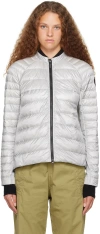 Canada Goose Silver Roncy Down Jacket In 200 Silverbirch