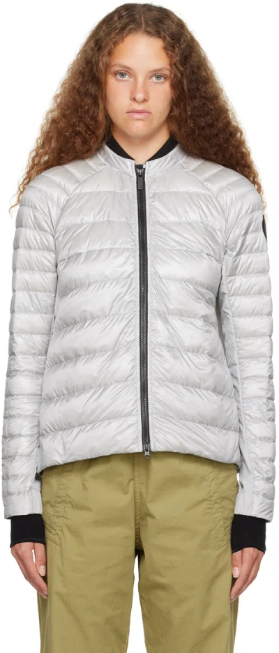 Canada Goose Silver Roncy Down Jacket In 200 Silverbirch