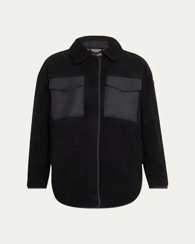 CANADA GOOSE SIMCOE BREATHABLE LIGHTWEIGHT SHERPA SHACKET