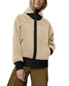 Canada Goose Simcoe Fleece Zip-front Jacket In Light Tan
