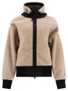 Canada Goose Simcoe Fleece Zip-front Jacket In Beige