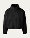 Canada Goose Simcoe Fleece Jacket In Black