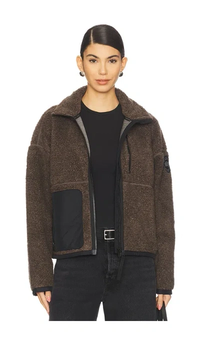 Canada Goose Simcoe Fleece Jacket In Brown