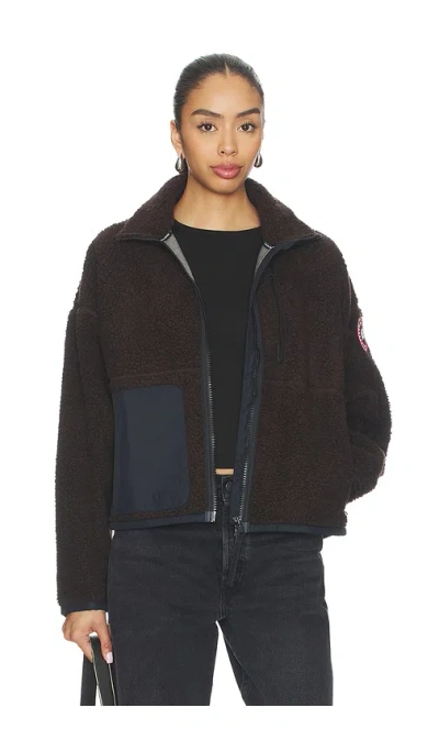 Canada Goose Simcoe Fleece Jacket In Brown