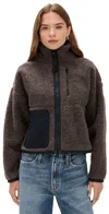 Canada Goose Simcoe Fleece Jacket Taupe Grey In Brown