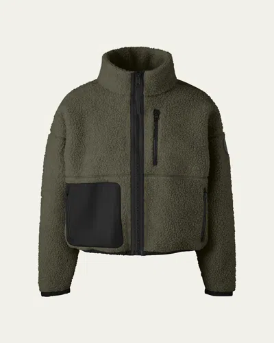 Canada Goose Simcoe Fleece Zip Jacket In Smokey Sage