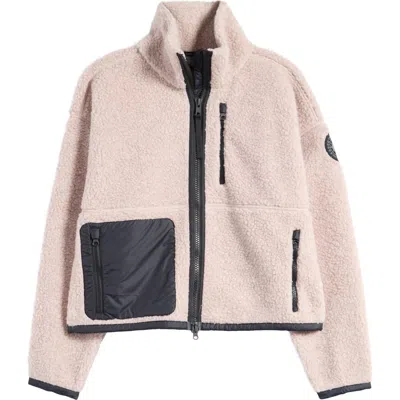 Canada Goose Simcoe Fleece Zip-up Jacket In Lucent Rose