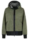 Canada Goose Simcoe Green Wool Blend Fleece In Green
