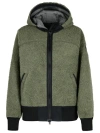 Canada Goose Simcoe Green Wool Blend Fleece In Green