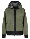 Canada Goose Simcoe Green Wool Blend Fleece In Green