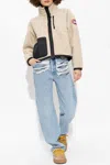 Canada Goose Fleece Sweatshirt Simcoe Zip Up In Beige