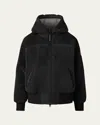 Canada Goose Simcoe Oversized Fleece Hoodie, Black In Black