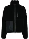Canada Goose Simcoe Fleece Wool-blend Jacket In Black