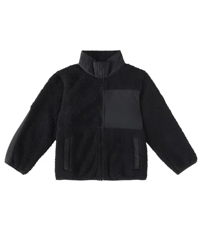 Canada Goose Kids' Simcoe Wool-blend Fleece Jacket In Black