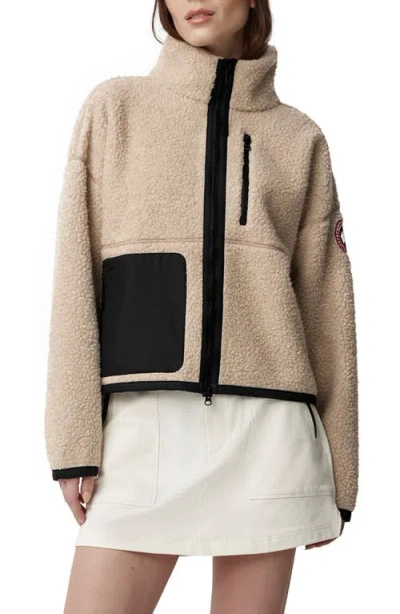 CANADA GOOSE CANADA GOOSE SIMCOE WOOL BLEND FLEECE JACKET
