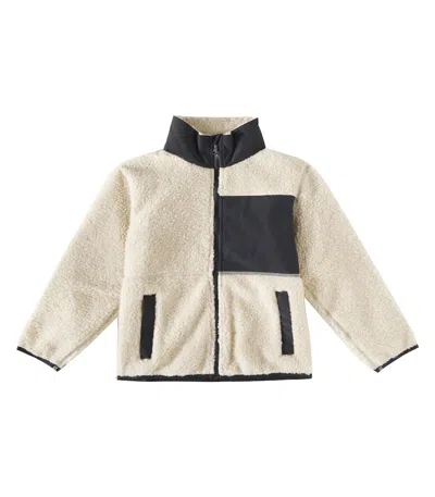 Canada Goose Kids' Simcoe Wool-blend Fleece Jacket In Brown
