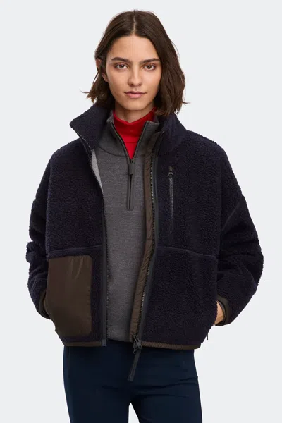 Canada Goose Simcoe Zip Up Fleece Jacket In Multi