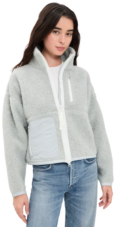 Canada Goose Simcoe Zip Up Fleece Jacket Silverbirch Heather
