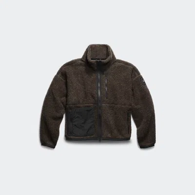 Canada Goose Simcoe Zip Up Fleece Sweater Black Label In Gray