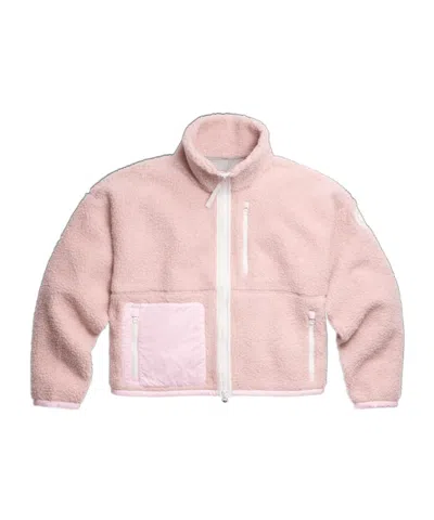 Canada Goose Simcoe Zip Up Fleece Sweater White Label In Pink