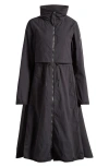 Canada Goose Sinclair Water Repellent Coat In Black - Noir