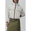 Canada Goose Sinclair Hooded Jacket With Mesh Vent In Northstar White