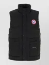 Canada Goose Black Polyester Blend Freestyle Sleeveless Down Jacket In Black
