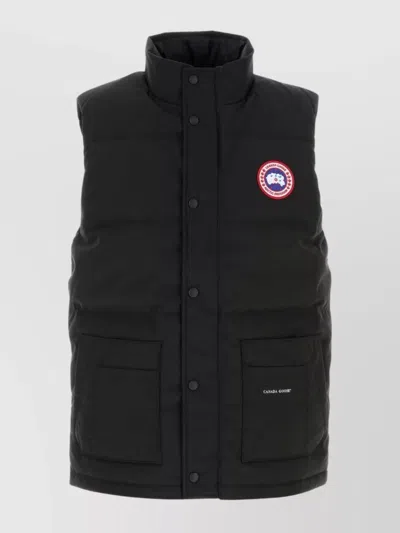 CANADA GOOSE SLEEVELESS DOWN JACKET HIGH COLLAR