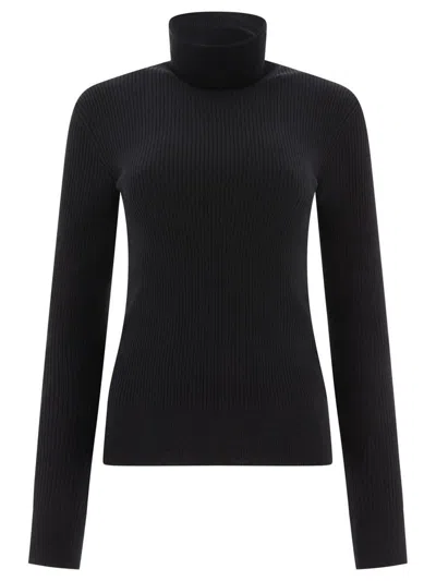 Canada Goose Slim Fit Turtleneck Sweater For Women In Black