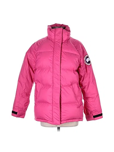 Pre-owned Canada Goose Snow Jacket In Pink