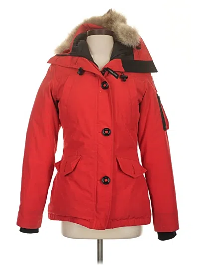 Pre-owned Canada Goose Snow Jacket In Red