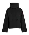 Canada Goose Solid Color Casual Jacket In Black