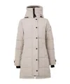 Canada Goose Solid Color Down Jacket In Neutral