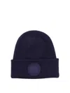 Canada Goose Arctic Folded Cuff Ribbed Texture Hat In Purple