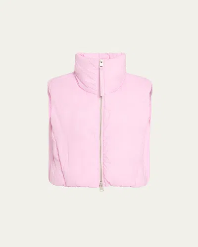 Canada Goose Spessa Lightweight Cropped Vest In Baby Pink