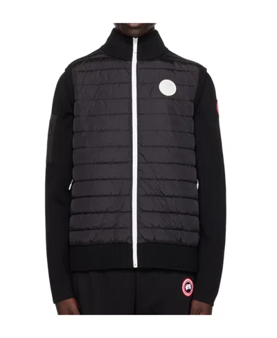 Canada Goose Spliced Vest Down Jacket In Black