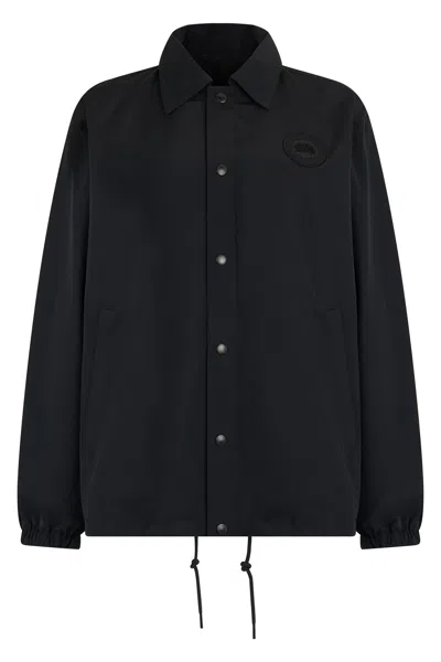 Canada Goose Sporty Windbreaker With Adjustable Fit In Black