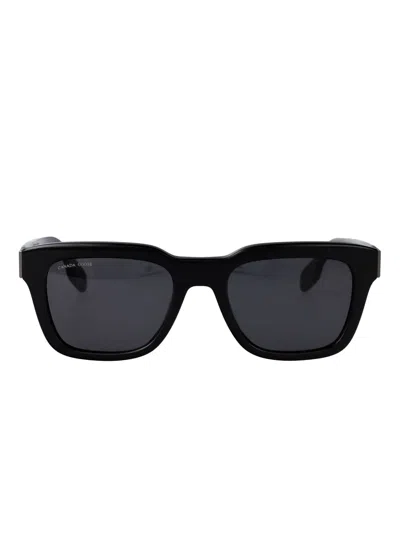 Canada Goose Square-frame Tinted Sunglasses In Black