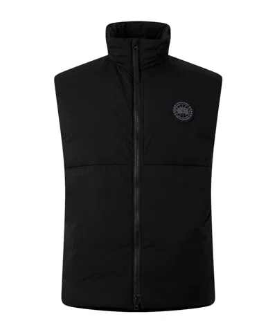 Canada Goose Standcollar Padded Gilet In Black